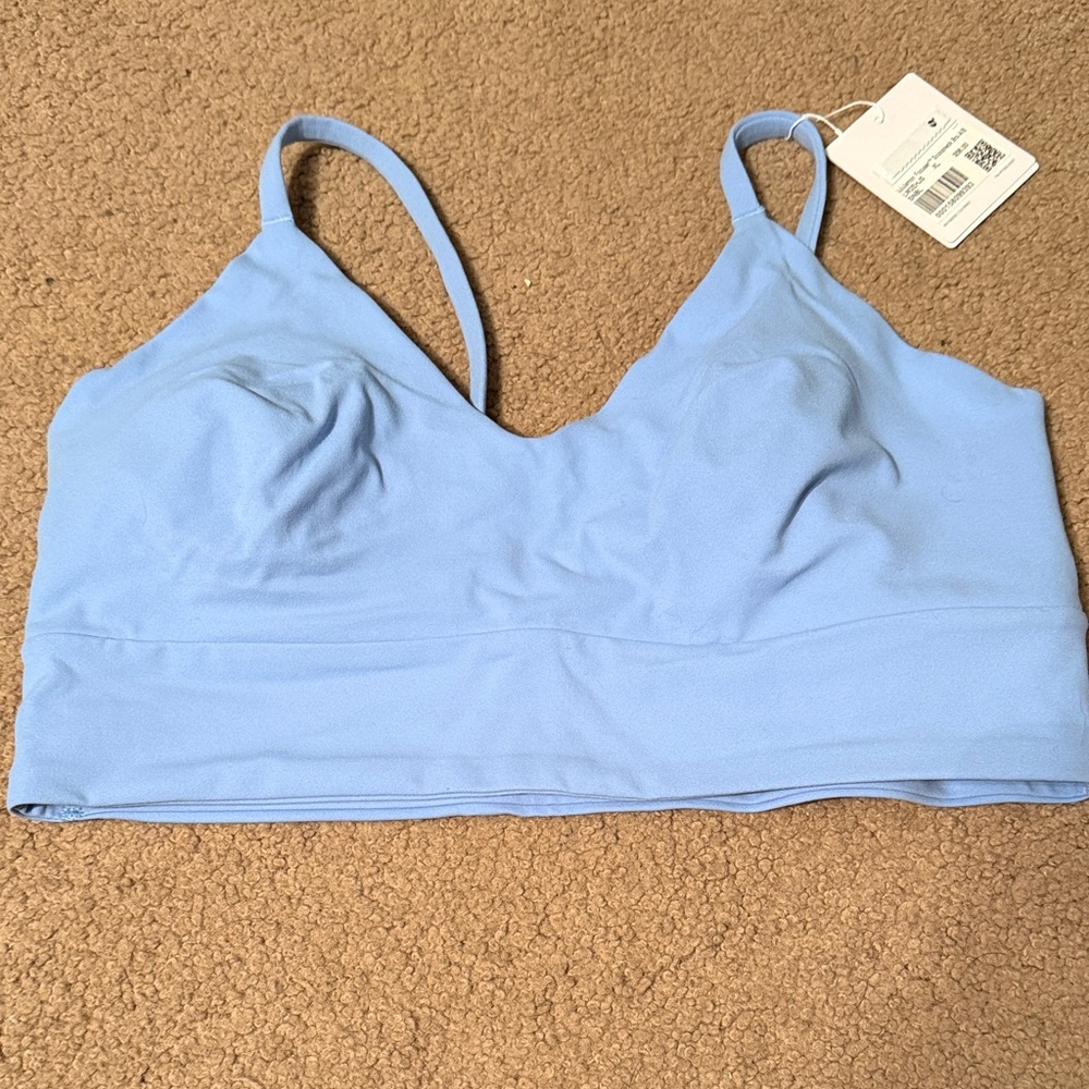 lululemon athletica Light Blue Seamless Bralette a/b cup